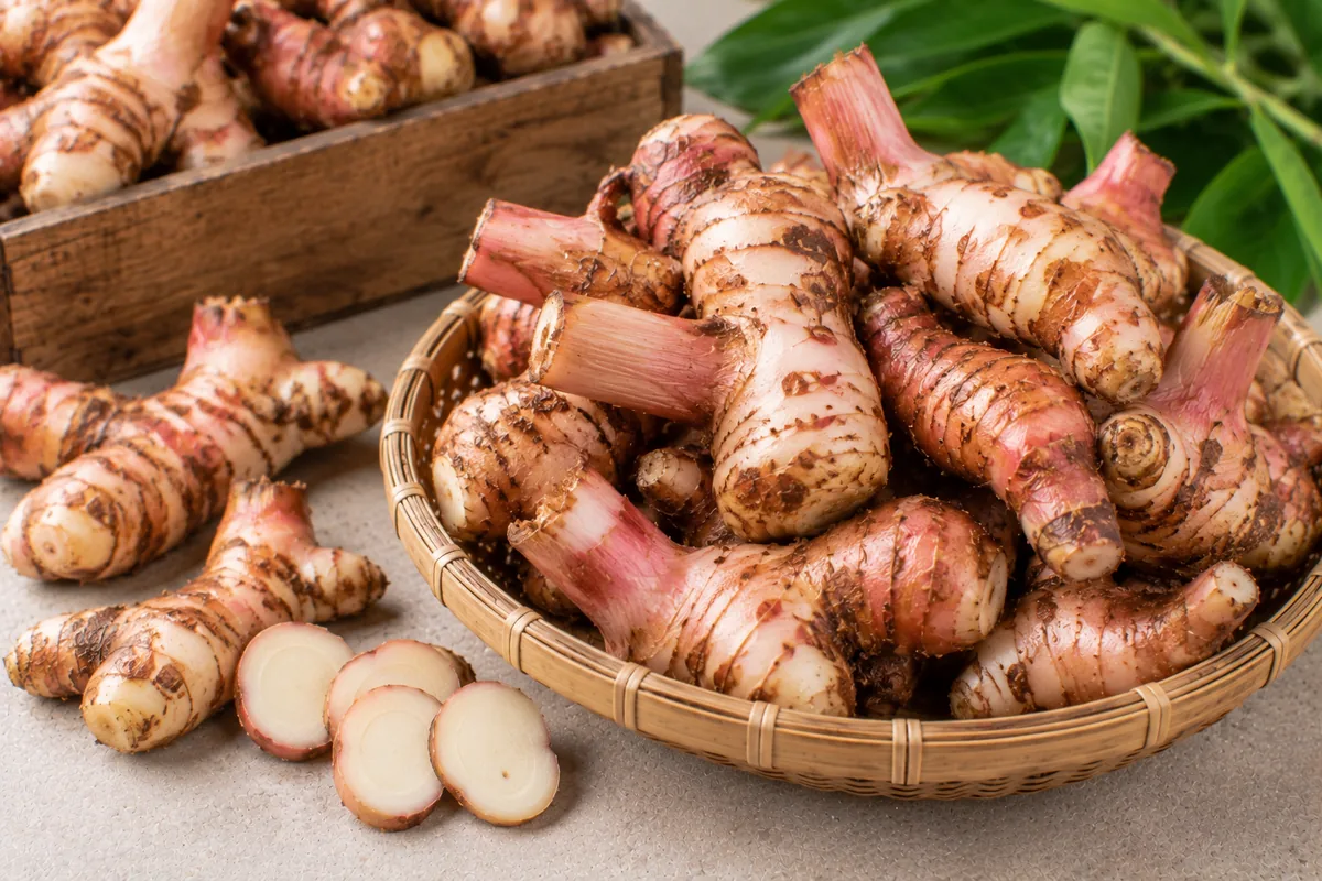Fresh Indonesian galangal